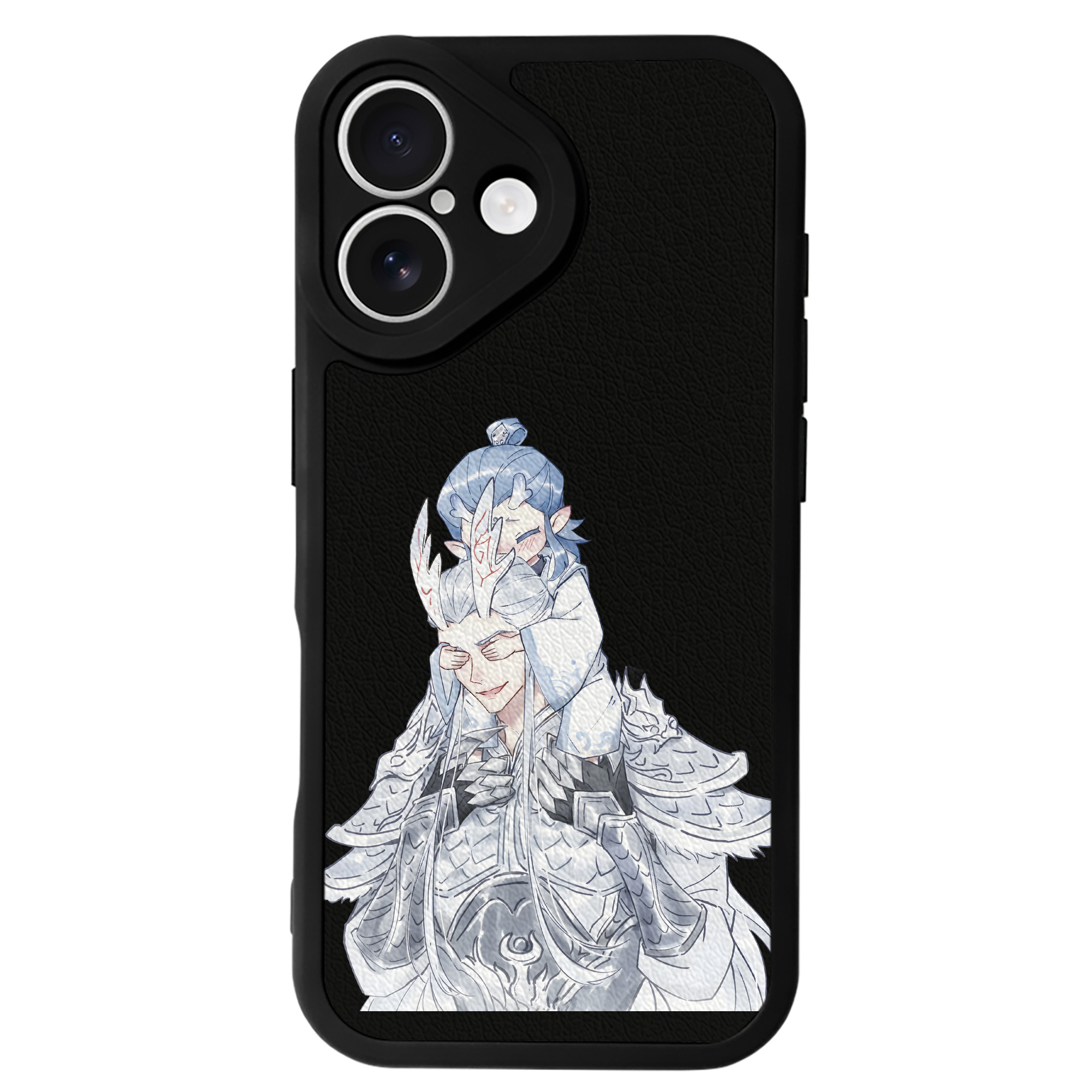 （画像用） Ne Zha 2 ナタ 魔童の大暴れ 【iPhone 16シリーズ対応】シリコンスマホケース（レザー調） 材質：シリコン